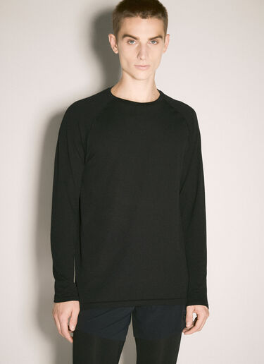 M Run Long Sleeve Top Y-3 M Run Long Sleeve Top Black yyy0158009