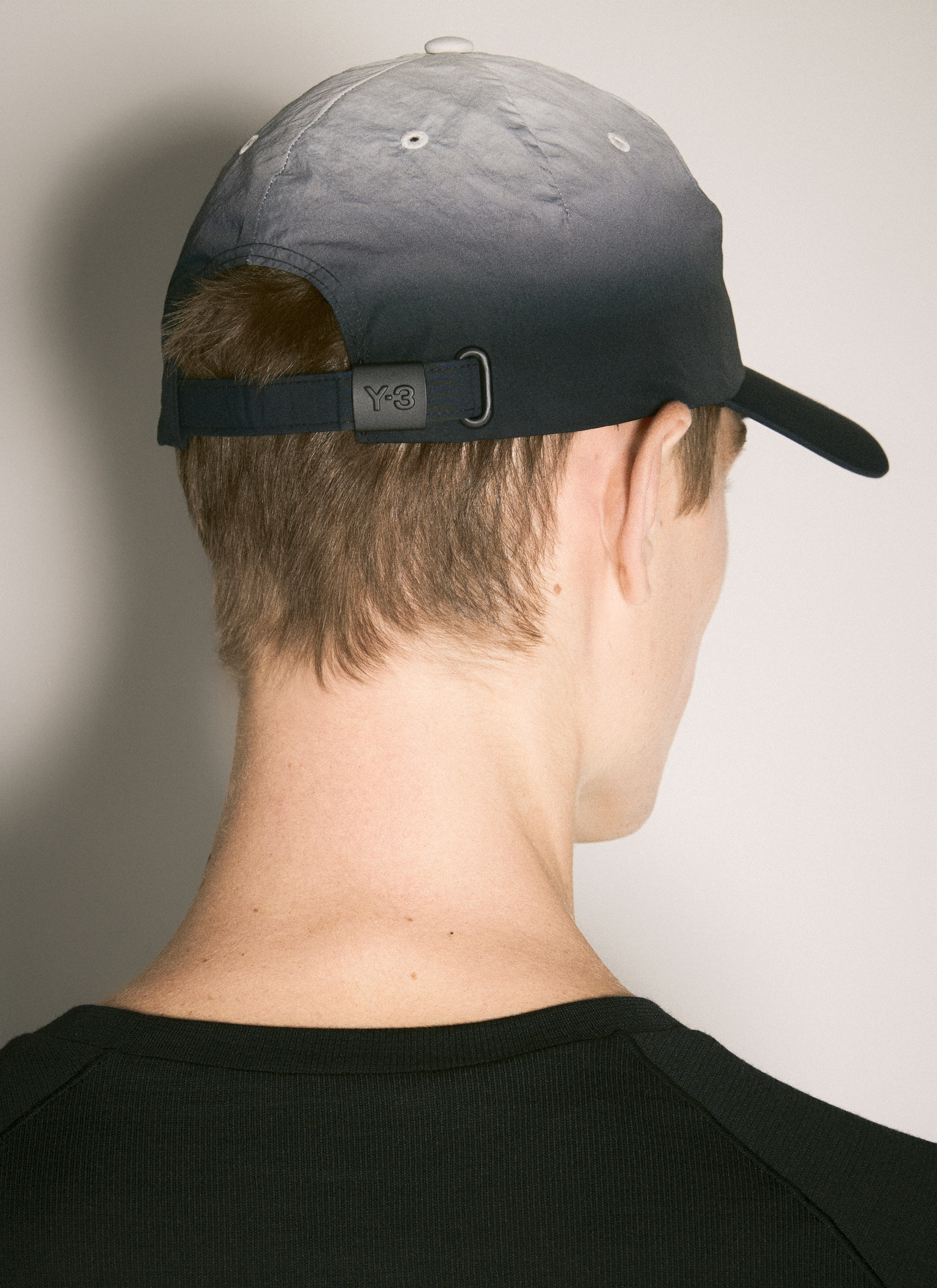 Y-3 Men's' Ombre Baseball Cap in Black | LN-CC®