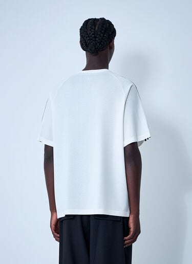 Y-3 Logo Motif T-Shirt White yyy0162002