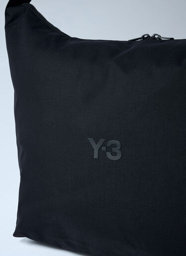 Y-3 Large Logo Motif Crossbody Bag Black yyy0162011