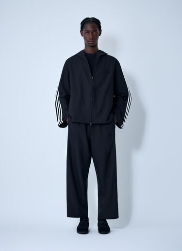 Y-3 Hooded U Wire Motif Sweatshirt Black yyy0162016