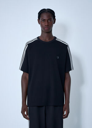 Y-3 Logo Motif T-Shirt Black yyy0162020