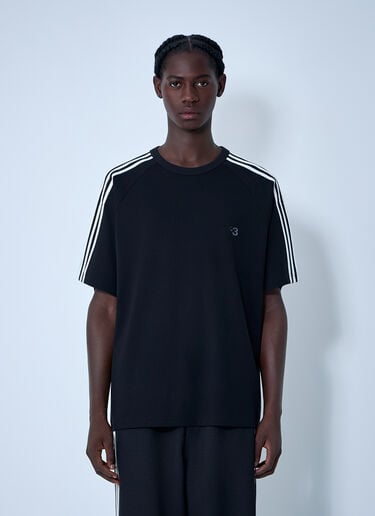 Y-3 Logo Motif T-Shirt Black yyy0162020