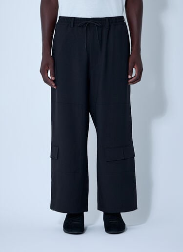 Y-3 Logo Motif Track Pants Black yyy0162024