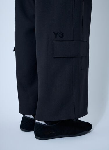 Y-3 Logo Motif Track Pants Black yyy0162024