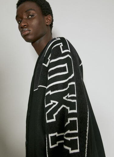 Logo Intarsia Cardigan Y-3 Logo Intarsia Cardigan Black yyy0354002
