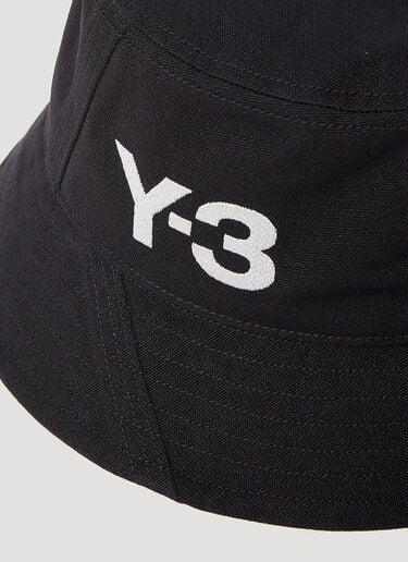 Y-3 徽标刺绣渔夫帽 黑色 yyy0354023