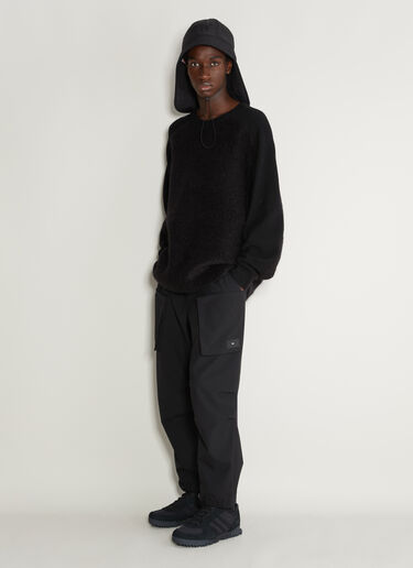 Wool-And-Mohair-Blend Knit Sweater Y-3 Wool-And-Mohair-Blend Knit Sweater Black yyy0354024