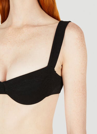 Ella Bouclê Bikini Top Ziah Ella Bouclê Bikini Top Black zia0249008