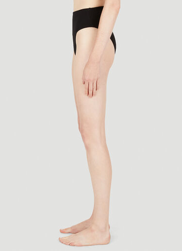 90s High Waisted Bouclê Bikini Bottoms Ziah 90s High Waisted Bouclê Bikini Bottoms Black zia0249013