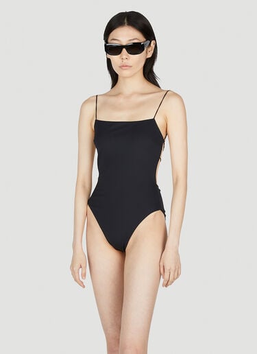 Fine Strap One Piece Swimsuit Ziah Fine Strap One Piece Swimsuit Black zia0253005