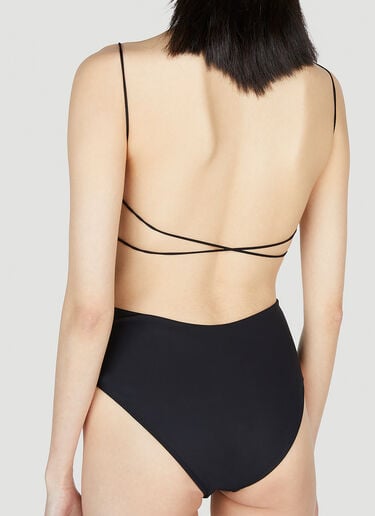 Fine Strap One Piece Swimsuit Ziah Fine Strap One Piece Swimsuit Black zia0253005