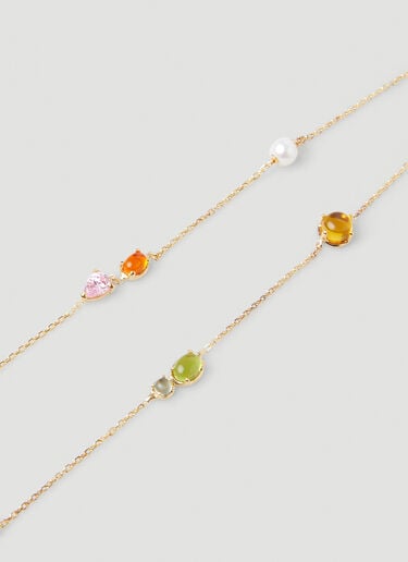 Encrusted AC*ID Necklace Alan Crocetti Encrusted AC*ID Necklace Gold acr0348006