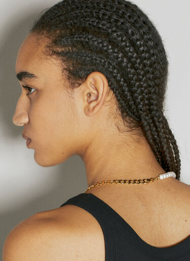 Maxi Mix Unity Curb Chain Necklace Alan Crocetti Maxi Mix Unity Curb Chain Necklace Gold acr0354004