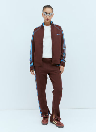 로고 자수 트랙 팬츠 adidas by Wales Bonner 로고 자수 트랙 팬츠 브라운 awb0354002