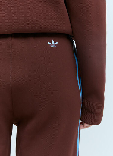 로고 자수 트랙 팬츠 adidas by Wales Bonner 로고 자수 트랙 팬츠 브라운 awb0354002
