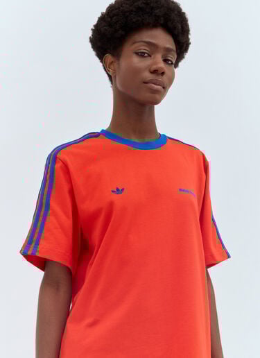 adidas by Wales Bonner 로고 자수 티셔츠 레드 awb0357014