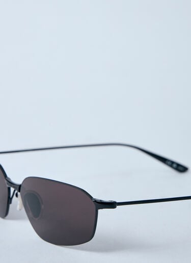 Invis Oval Sunglasses Balenciaga Invis Oval Sunglasses Black bcs0360008