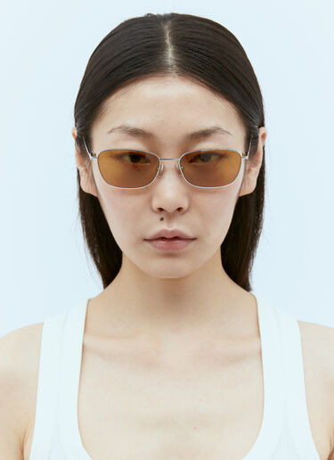 Bottega Veneta 스플릿 사각 선글라스  실버 bos0355003