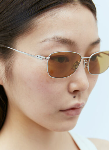 Bottega Veneta 스플릿 사각 선글라스  실버 bos0355003