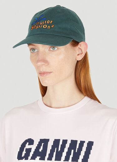 Embroidered Logo Cap Butter Sessions Embroidered Logo Cap Green bts0348004