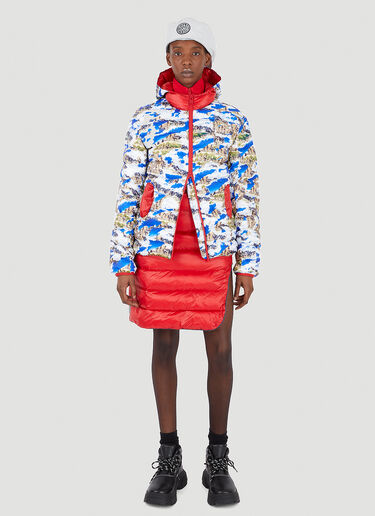 Colmar A.G.E. by Morteza Vaseghi Unisex Landscape Print Padded Jacket Blue cmv0346006