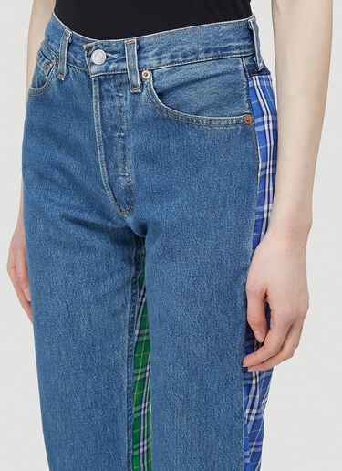 (DI)VISION Upcycled Split Jeans Blue div0342012