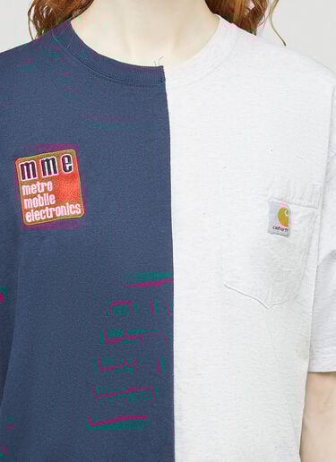 (Di)vision Reworked Carhartt Split T-Shirt Blue div0344007
