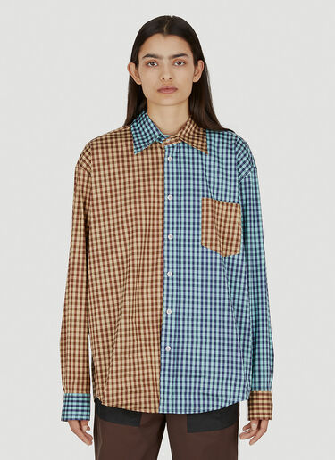 Two-Tone Check Shirt (Di)vision Two-Tone Check Shirt Blue div0348005