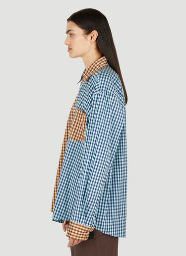 Two-Tone Check Shirt (Di)vision Two-Tone Check Shirt Blue div0348005