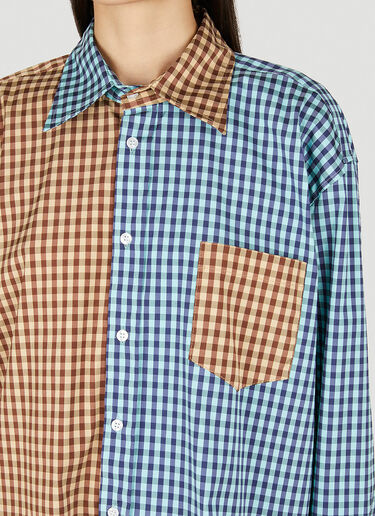 Two-Tone Check Shirt (Di)vision Two-Tone Check Shirt Blue div0348005