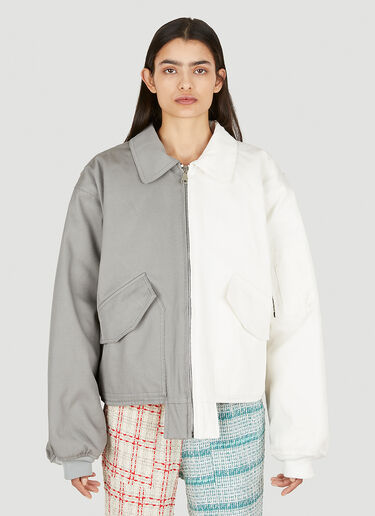 Split Corduroy Bomber Jacket (Di)vision Split Corduroy Bomber Jacket White div0348013