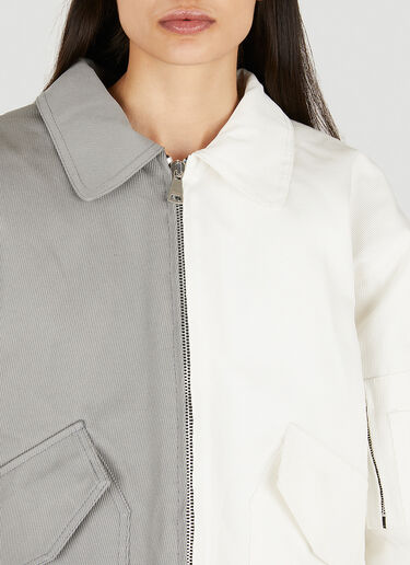 Split Corduroy Bomber Jacket (Di)vision Split Corduroy Bomber Jacket White div0348013
