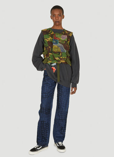 Embroidered Military Vest DRx FARMAxY FOR LN-CC Embroidered Military Vest Green drx0348004