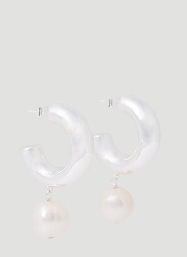 éliou Laurie Hoop Earrings Silver eli0353008