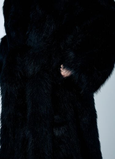 Entire Studios Vast Faux-Fur Coat Black ent0358035