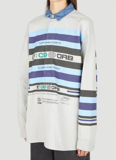 Canberra Blue Cassette Shirt Eytys Canberra Blue Cassette Shirt Grey eyt0349026