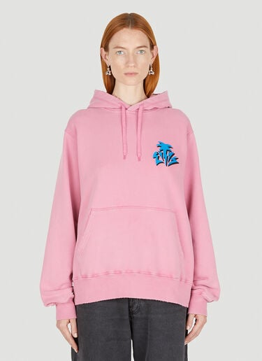 Eytys Lewis Logo Hooded Sweatshirt Pink eyt0349028
