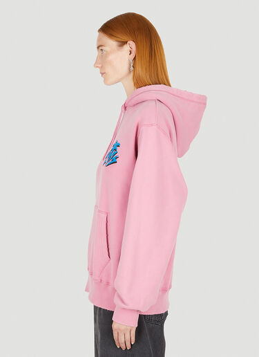 Lewis Logo Hooded Sweatshirt Eytys Lewis Logo Hooded Sweatshirt Pink eyt0349028