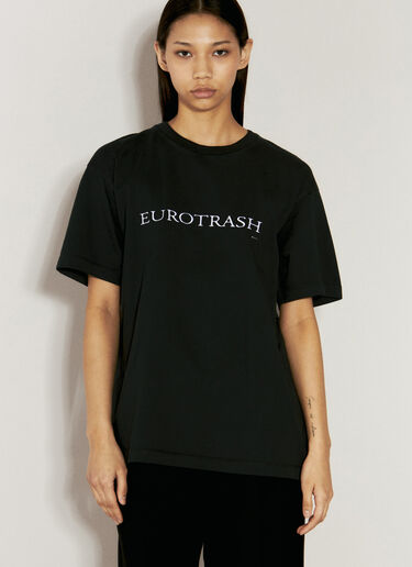 Leon Eurotrash T恤 Eytys Leon Eurotrash T恤 黑 eyt0356014
