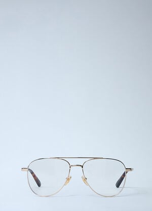Gucci Square Glasses Gold gus0362004