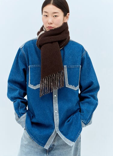 Jacquemus L'Echarpe Jacquemus Scarf Brown jac0358007