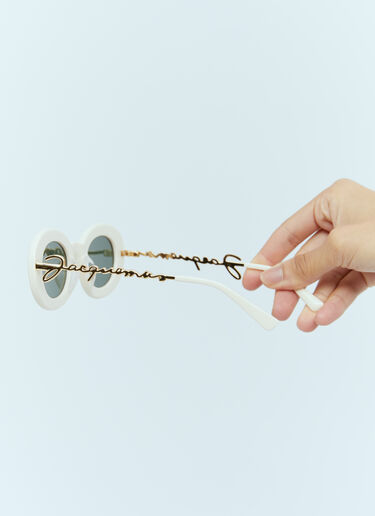 Jacquemus Les Lunettes Pralu 太阳镜 白色 jas0354002