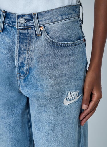 Logo Motif Denim Jeans Levi's x Nike Logo Motif Denim Jeans Blue len0362002