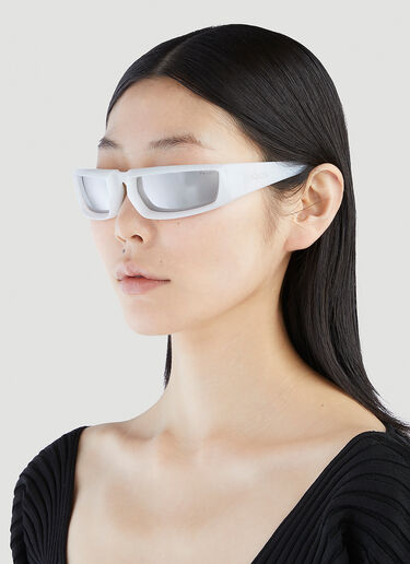 D-Frame Sunglasses Prada D-Frame Sunglasses White lpr0351002