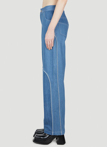 Mainline:RUS/Fr.CA/DE Contrast Piping Jeans Blue mai0352001