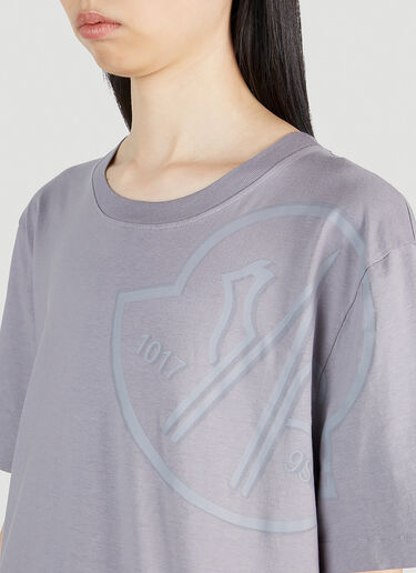 Logo Print T-Shirt 6 Moncler 1017 ALYX SM Logo Print T-Shirt Lilac mal0351003