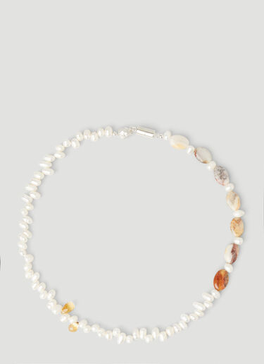 Terrestrial Citrine Pearl Necklace Mass Terrestrial Citrine Pearl Necklace White mas0348005
