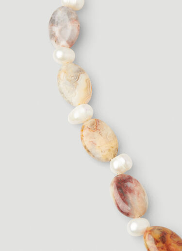 Terrestrial Citrine Pearl Necklace Mass Terrestrial Citrine Pearl Necklace White mas0348005