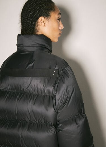 Moncler x Rick Owens 후드 사이클로픽 코트 블랙 mcs0358008